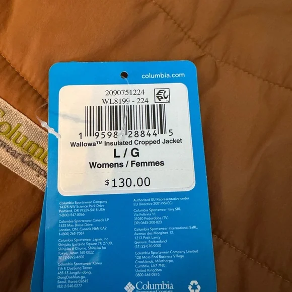 Columbia Women's Wallowa Insulated
Cropped Jacket - Picture 11 of 13